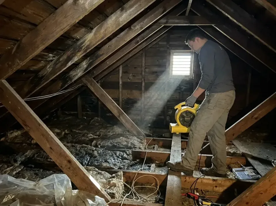 attic-water-damage-drying-proc-007 — frequently asked questions, Emergency Water Extraction & 24/7 Flood Response in Chula V…